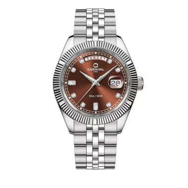 Đồng Hồ Nam Carnival 8.190G-VT Quartz Chính Hãng - Giá Giảm 29% Chỉ 2.990.000 VNĐ 9 Đồng Hồ Nam Carnival 8.190G-VT Quartz Chính Hãng - Giá Giảm 29% Chỉ 2.990.000 VNĐ 9