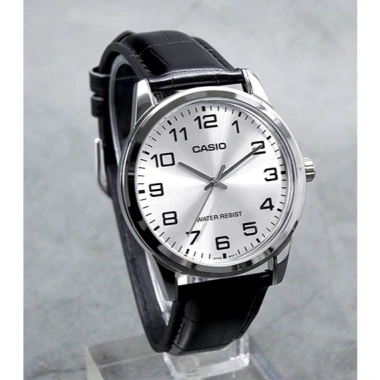 Đồng Hồ Nam Casio MTP-V001L-7BUDF Bạc Trắng 38mm Kính Khoáng Chống Nước Dây Da Đen 3 Đồng Hồ Nam Casio MTP-V001L-7BUDF Bạc Trắng 38mm Kính Khoáng Chống Nước Dây Da Đen 3