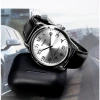 Đồng Hồ Nam Casio MTP-V001L-7BUDF Bạc Trắng 38mm Kính Khoáng Chống Nước Dây Da Đen 4