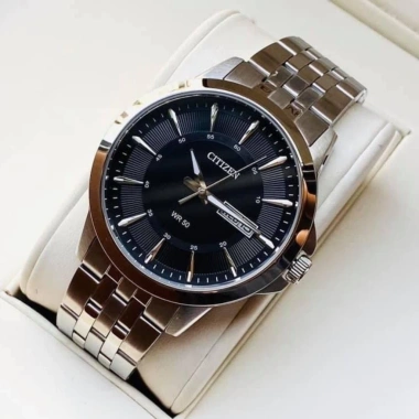 Đồng hồ nam Citizen BF2.011-51E màu đen kim ánh bạc, dây kim loại, kính khoáng 41mm, kháng nước - Giá chỉ 3.922.750 VND 3