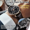 Đồng Hồ Nam Dây Da Cao Cấp Mặt Đen Viền Rose Gold - Lịch Ngày Đêm, Phong Cách Doanh Nhân Sang Trọng - Giá Ưu Đãi 128k
