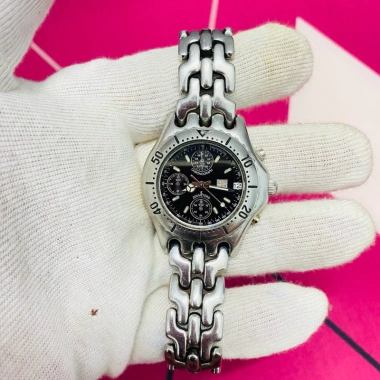 Đồng hồ nam Elgin FK-667 6 kim 40mm mặt cực độc đáo, dây khóa zin, mới 99%, giá ưu đãi 800.000 VNĐ chính hãng