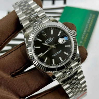 Đồng hồ nam giả Rolex máy pin kim trôi, dây thép chống nước, chống xước, giá 249.000₫