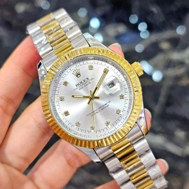 Đồng hồ nam giả Rolex máy pin kim trôi, dây thép chống nước, chống xước, giá 249.000₫ 6 Đồng hồ nam giả Rolex máy pin kim trôi, dây thép chống nước, chống xước, giá 249.000₫ 6