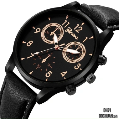 Đồng hồ nam kim Geneva mặt tròn - Sang trọng, giảm giá chỉ 250.000 VNĐ 3