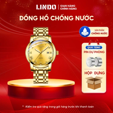 Đồng hồ nam KIMSDUN K-1.891B chính hãng, dây thép không gỉ, lịch ngày, hộp sang trọng - 310.000₫