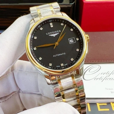 Đồng Hồ Nam Longines L25.184 Sapphire 38mm Mặt Đen Automatic Nhật - 2.849.000 VND 2