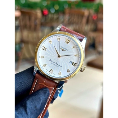 Đồng Hồ Nam Longines Sapphire L25.184 38mm Vân Xoáy Dây Da Automatic Nhật Giá 2.55 Triệu 6