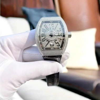 Đồng hồ nam máy cơ thể thao Franck Muller V45 45mm dây silicon chống nước - Tặng hộp đẹp, giảm giá 58,5 triệu 2