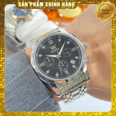 Đồng hồ nam OLEVS 2.858 đa chức năng, dây thép không gỉ - Giá ưu đãi 2.250.000₫ 3