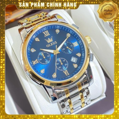Đồng hồ nam OLEVS 2.858 đa chức năng, dây thép không gỉ - Giá ưu đãi 2.250.000₫ 10