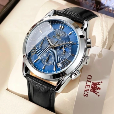 Đồng hồ nam OLEVS 2.876 dây da bò - Chống thấm nước sâu, phát sáng, giá 19.75tr 10