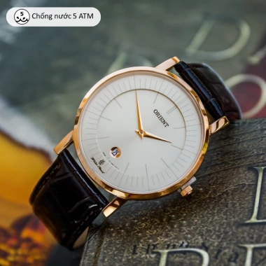 Đồng hồ nam Orient Vintage Classic FGW100: Kính sapphire chống xước, dây da cao cấp, giá ưu đãi 4.94 triệu