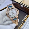 Đồng Hồ Nam Patek PA52 40mm Vỏ Vàng Viền Đá Máy Cơ Automatic Nhật - Tặng Kèm Hộp 4