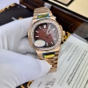 Đồng Hồ Nam Patek PA52 40mm Vỏ Vàng Viền Đá Máy Cơ Automatic Nhật - Tặng Kèm Hộp 13