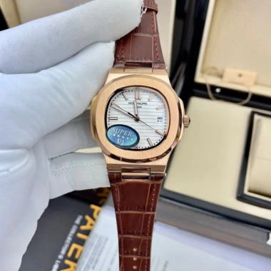 Đồng Hồ Nam Patek Philipp PA51A 40mm Trắng Viền Trơn Máy Cơ Nhật - Giá 2.4 Triệu Đồng Hồ Nam Patek Philipp PA51A 40mm Trắng Viền Trơn Máy Cơ Nhật - Giá 2.4 Triệu