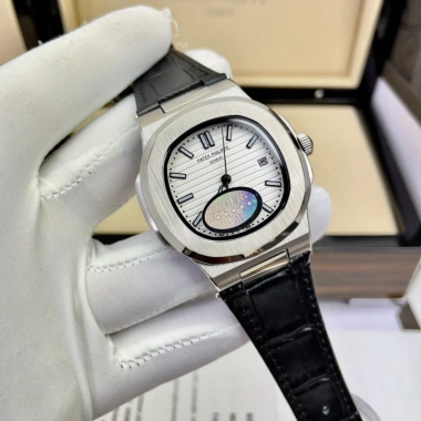 Đồng Hồ Nam Patek Philipp PA51A 40mm Trắng Viền Trơn Máy Cơ Nhật - Giá 2.4 Triệu 10 Đồng Hồ Nam Patek Philipp PA51A 40mm Trắng Viền Trơn Máy Cơ Nhật - Giá 2.4 Triệu 10