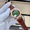 Đồng Hồ Nam Patek Philipp PA51A Xanh 40mm Viền Trơn Máy Cơ Nhật - Tặng Hộp 10