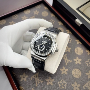 Đồng Hồ Nam Patek Philippe 5.726 40mm Cơ Nhật Bản - Viền CZ Baguette, Dây Cá Sấu, 2,6 Triệu 6 Đồng Hồ Nam Patek Philippe 5.726 40mm Cơ Nhật Bản - Viền CZ Baguette, Dây Cá Sấu, 2,6 Triệu 6
