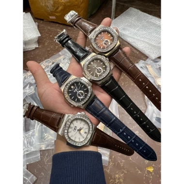 Đồng Hồ Nam Patek Philippe 5.726 40mm Cơ Nhật Bản - Viền CZ Baguette, Dây Cá Sấu, 2,6 Triệu 9 Đồng Hồ Nam Patek Philippe 5.726 40mm Cơ Nhật Bản - Viền CZ Baguette, Dây Cá Sấu, 2,6 Triệu 9