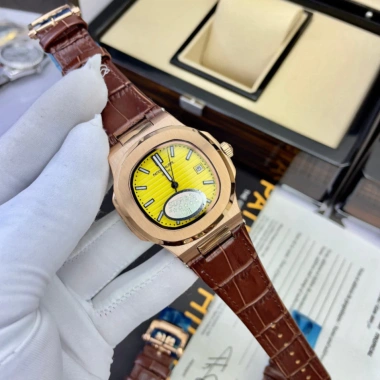 Đồng Hồ Nam Patek Philippe PA51A Vàng 40mm Máy Cơ Automatic - Tặng Hộp - Giá ưu đãi 2.649.570 VND 2 Đồng Hồ Nam Patek Philippe PA51A Vàng 40mm Máy Cơ Automatic - Tặng Hộp - Giá ưu đãi 2.649.570 VND 2
