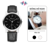Đồng Hồ Nam Phong Cách Tối Giản Quartz 40mm Dây Da Khóa Ghim - Giá 84.000 VND