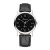Đồng Hồ Nam Phong Cách Tối Giản Quartz 40mm Dây Da Khóa Ghim - Giá 84.000 VND 3