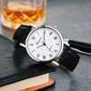 Đồng Hồ Nam Phong Cách Tối Giản Quartz 40mm Dây Da Khóa Ghim - Giá 84.000 VND 4