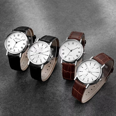 Đồng Hồ Nam Phong Cách Tối Giản Quartz 40mm Dây Da Khóa Ghim - Giá 84.000 VND 7