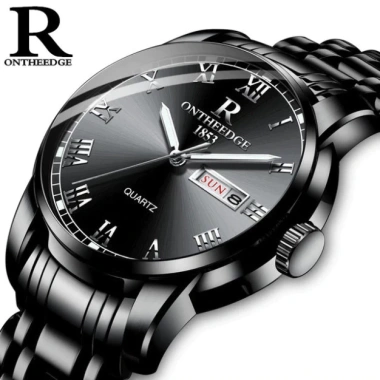 Đồng hồ nam R-ONTHEEDGE kính tráng sapphire thiết kế sang trọng giảm giá 20% tặng pin cao cấp 3