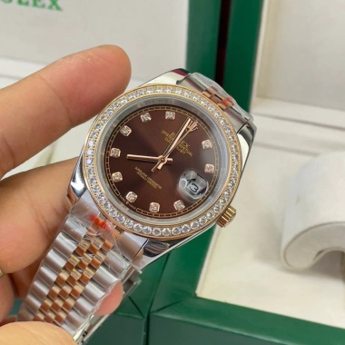 Đồng hồ nam RoLex 36/41mm nâu demi máy cơ Nhật - Bảo hành 2 năm, tặng hộp đẹp, giá chỉ 2.55 triệu 4 Đồng hồ nam RoLex 36/41mm nâu demi máy cơ Nhật - Bảo hành 2 năm, tặng hộp đẹp, giá chỉ 2.55 triệu 4