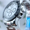 Đồng hồ nam Rolex Automatic 3 nút mặt trắng viền đen dây thép 40mm - 2.579.961₫ 5