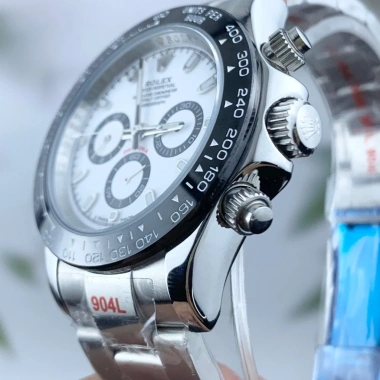 Đồng hồ nam Rolex Automatic 3 nút mặt trắng viền đen dây thép 40mm - 2.579.961₫ 5 Đồng hồ nam Rolex Automatic 3 nút mặt trắng viền đen dây thép 40mm - 2.579.961₫ 5