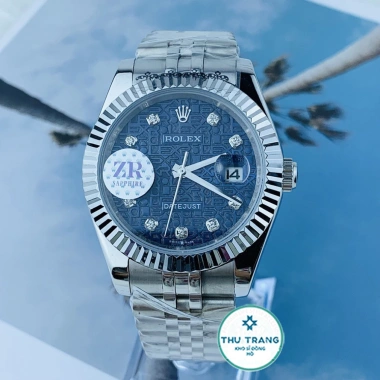 Đồng hồ nam Rolex Automatic cơ máy nhật classic mặt xanh 3D viền trắng 36-40mm - Giá ưu đãi 2.542.500₫ 2