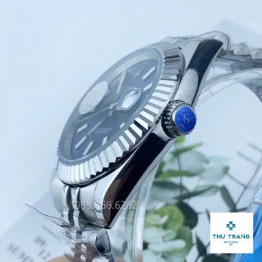 Đồng hồ nam Rolex Automatic cơ máy nhật classic mặt xanh 3D viền trắng 36-40mm - Giá ưu đãi 2.542.500₫ 5