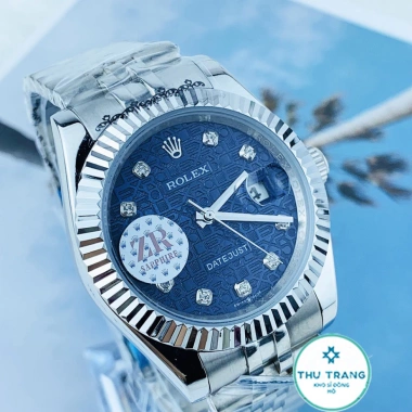 Đồng hồ nam Rolex Automatic cơ máy nhật classic mặt xanh 3D viền trắng 36-40mm - Giá ưu đãi 2.542.500₫ 6