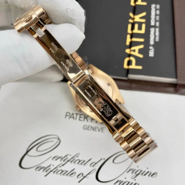 Đồng hồ nam Rolex Automatic máy Nhật Classic 2 lịch màu nâu cafe 39-40mm - Giá chỉ 2.55 triệu 3