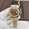 Đồng hồ nam Rolex Automatic máy Nhật Classic 2 lịch màu nâu cafe 39-40mm - Giá chỉ 2.55 triệu 5