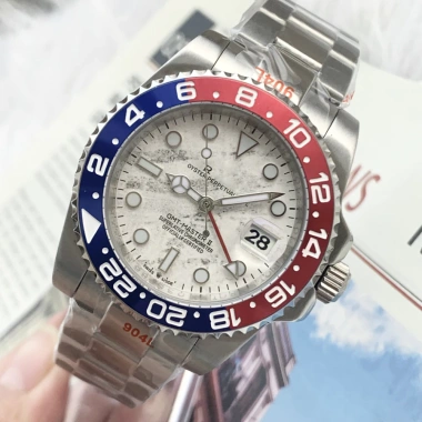 Đồng hồ nam Rolex Automatic Yacht mặt đen viền xanh-đen, dây thép trắng 5 chấu size 40-41 - giá ưu đãi 2.55 triệu Đồng hồ nam Rolex Automatic Yacht mặt đen viền xanh-đen, dây thép trắng 5 chấu size 40-41 - giá ưu đãi 2.55 triệu