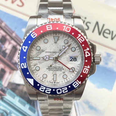 Đồng hồ nam Rolex Automatic Yacht mặt đen viền xanh-đen, dây thép trắng 5 chấu size 40-41 - giá ưu đãi 2.55 triệu 3 Đồng hồ nam Rolex Automatic Yacht mặt đen viền xanh-đen, dây thép trắng 5 chấu size 40-41 - giá ưu đãi 2.55 triệu 3