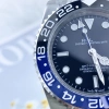 Đồng hồ nam Rolex Automatic Yacht mặt đen viền xanh-đen, dây thép trắng 5 chấu size 40-41 - giá ưu đãi 2.55 triệu 6