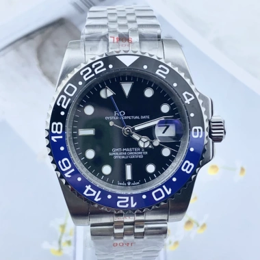 Đồng hồ nam Rolex Automatic Yacht mặt đen viền xanh-đen, dây thép trắng 5 chấu size 40-41 - giá ưu đãi 2.55 triệu 10 Đồng hồ nam Rolex Automatic Yacht mặt đen viền xanh-đen, dây thép trắng 5 chấu size 40-41 - giá ưu đãi 2.55 triệu 10