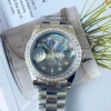 Đồng hồ nam RoLex Classic 2 lịch máy cơ automatic, mặt thiên thạch, viền đá 40-41mm, tặng hộp đẹp - Giá ưu đãi 2,577,600₫ 3