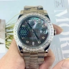 Đồng hồ nam RoLex Classic 2 lịch máy cơ automatic, mặt thiên thạch, viền đá 40-41mm, tặng hộp đẹp - Giá ưu đãi 2,577,600₫ 4