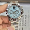 Đồng hồ nam Rolex cơ 3 nút mặt xanh 40mm dây thép trắng - Giá giảm 2.55 triệu 7