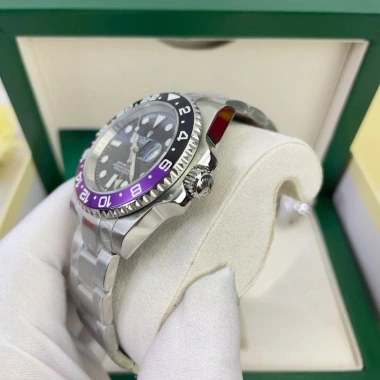 Đồng hồ nam Rolex GMT Master II 41mm máy cơ Nhật Bản - dây thép không gỉ, tặng hộp đẹp, giá 2.475.000₫ 5