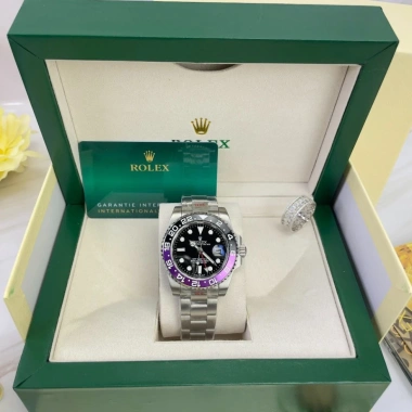 Đồng hồ nam Rolex GMT Master II 41mm máy cơ Nhật Bản - dây thép không gỉ, tặng hộp đẹp, giá 2.475.000₫ 7
