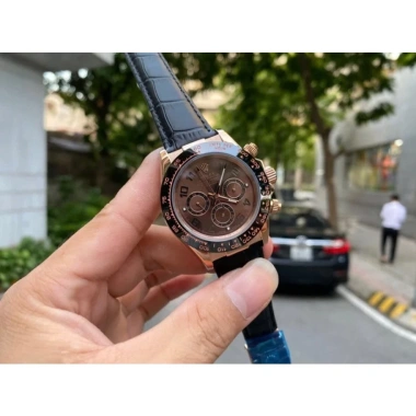 Đồng hồ Nam Rolex máy nhật cơ 3 nút Kim Đạ Quang mặt xám dây cao su 41-42mm bảo hành 2 năm 2.560.000 VND 6