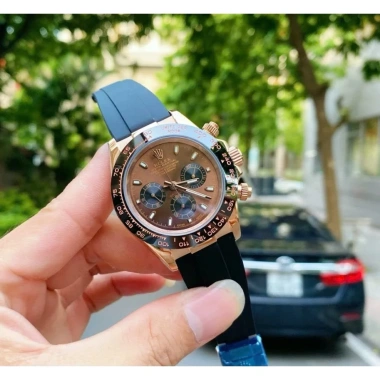 Đồng hồ Nam Rolex máy nhật cơ 3 nút Kim Đạ Quang mặt xám dây cao su 41-42mm bảo hành 2 năm 2.560.000 VND 8