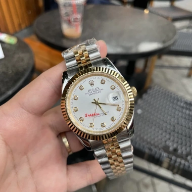 Đồng Hồ Nam RoLex Sapphire R022 36/40mm Mặt Trắng, Máy Pin Nhật - Tặng Hộp Đẹp 1,850,000₫ 6